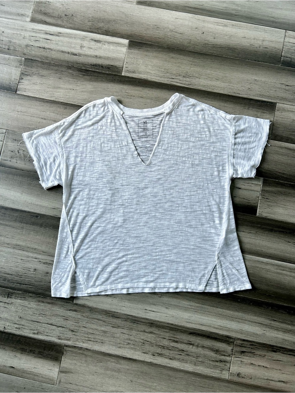 💸 5/20 We The Free Free People Oversized Slouchy Heathered T-Shirt - Picture 5 of 11